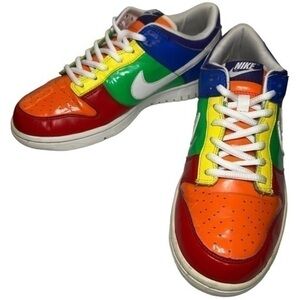 Nike Kids Youth Size 7 Rainbow Nike Dunk Low GS US 2008 306339-811 Sneakers